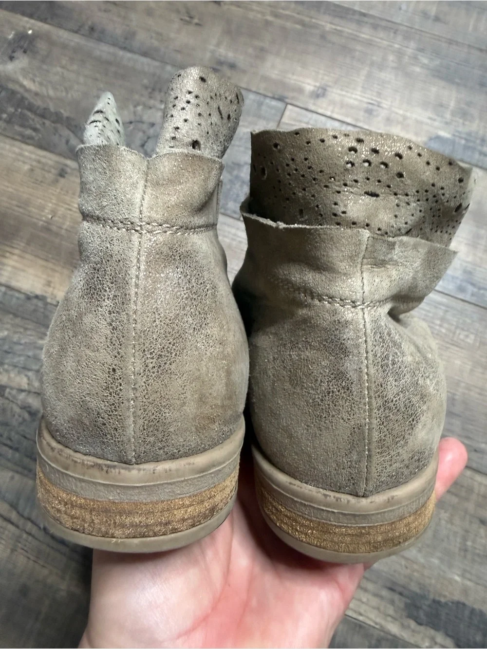 Sundance Taupe Suede Ankle Boots Women's Size 40 | 9-9.5